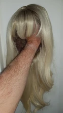 HAIR Wig Light Blonde Platinum Middle-Part Heat-Resistant Cosplay Brown Long-Wavy Natural