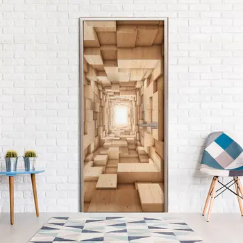

Mural for port-Wooden Tunnel - 80x210 cm