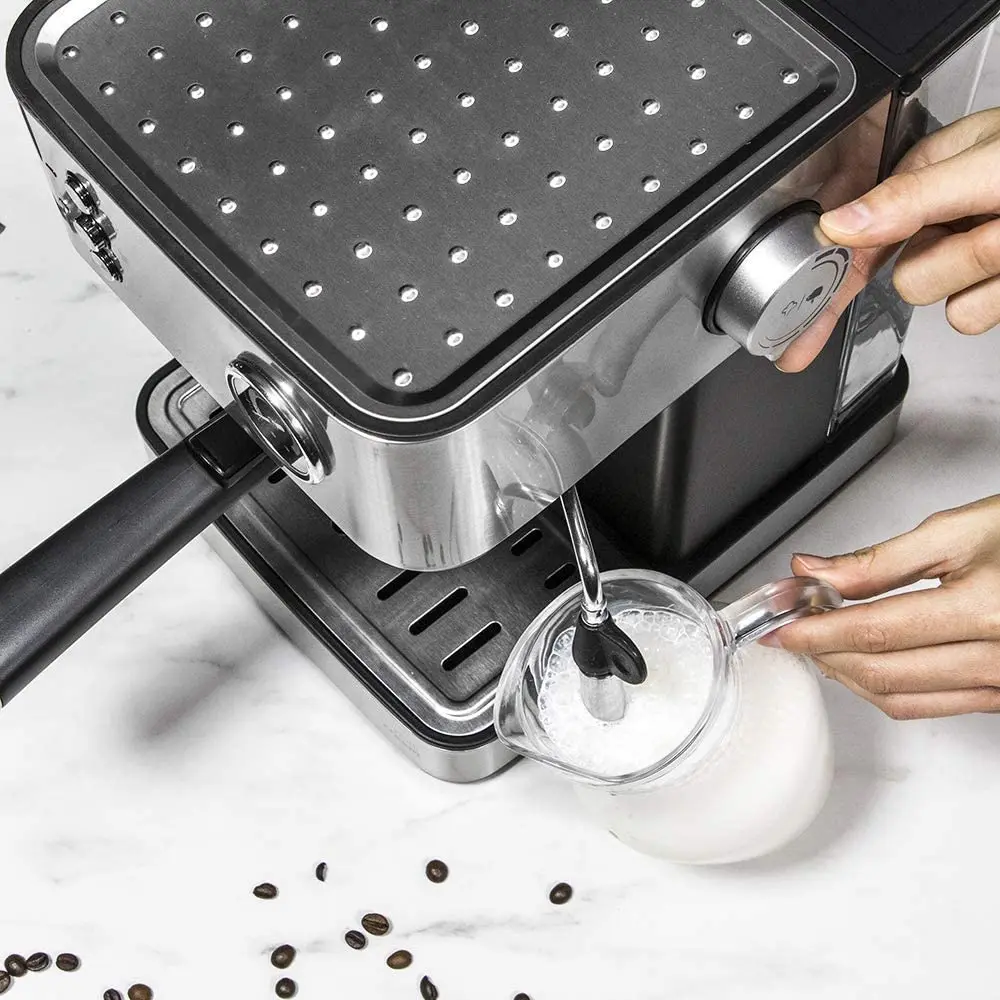 Cafetera Express Cecotec Power Espresso 20 PROFESSIONAL Presión Bares Manómetro Doble Salida cafetera expreso cafetera|Кофеварки| |