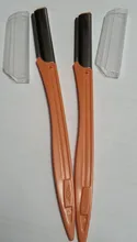 Blade-Razor Shaper Makeup-Knife Eyebrow-Shaver Facial-Hair-Remover Womens 2pcs Portable