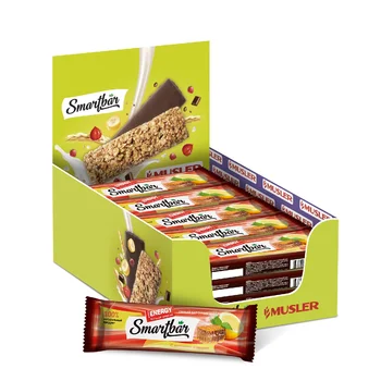 

Bars muesli-with lemon and honey, with ginseng extract, smartbar energy 25g., (25 PCs)