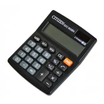 

Calculator citizen sdc-805 B II desktop p/prof. Eight times. Double Power