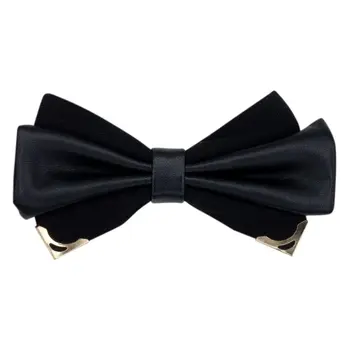 

Men's bow tie (cotton, black) 53707