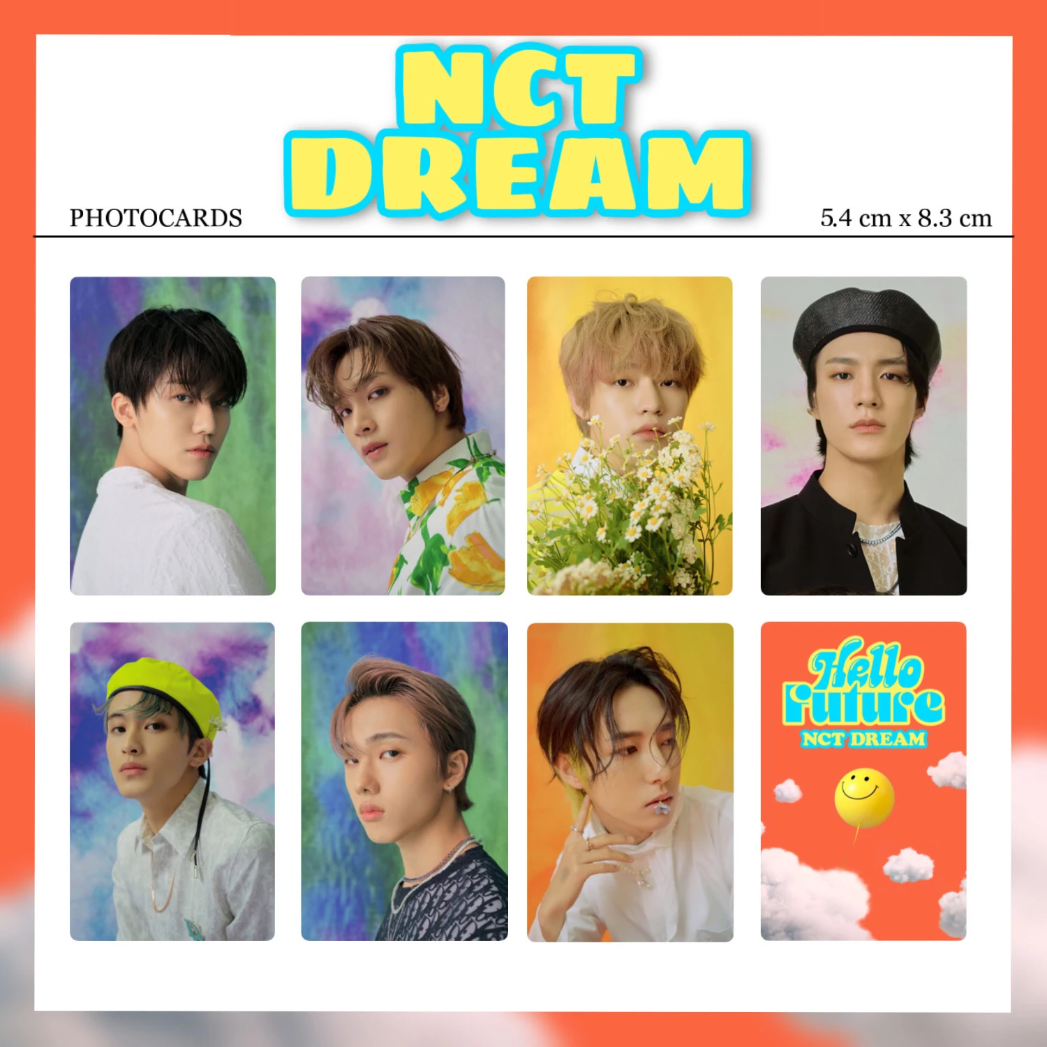 7 pcs/set card bookmark K-POP NCT DREAM Hello Future for collection