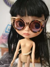 Gafas para muñeca Blythe, lentes de diferentes colores, 1/6, marco de Metal para muñeca Blythe de 12 pulgadas