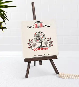 

Personalized The Year 'S Best Math Teacher Şovaleli Natural Stone