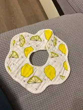 6 capas muselina gasa bebé de algodón Baberos de impresión de dibujos animados de Saliva toalla bebé niños niñas alimentación delantal baberos Bandana de algodón