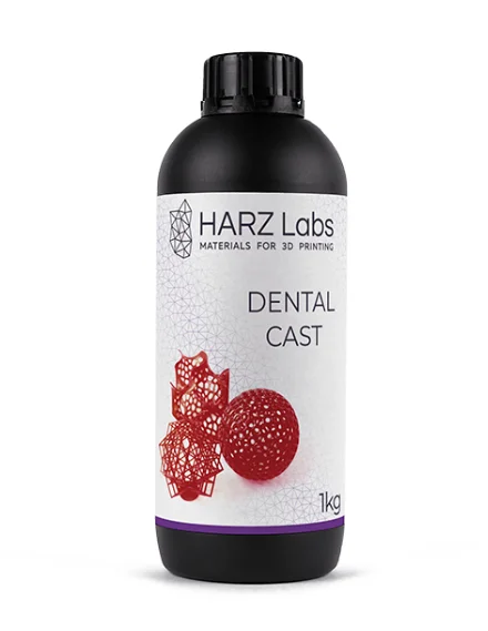 Материал для 3D печати УФ Смола Выжигаемая Dental Cast Harz labs фотополимер 3Dпринтера DLP/LCD