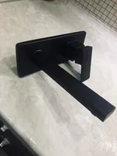 Bathroom Faucet Sink-Tap Basin Mixer Wall-Mounted Brass Matte Black BAKALA Luxury Tap-Lt-320br