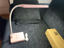 Desk-Lamp Reading-Light Dimmable Eye-Protection Study Usb-Charging Folding Touch-Switch