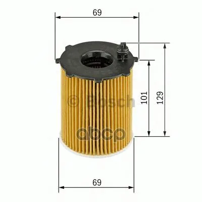 Фильтр Масляный(Вставка) Audi A4/A6/A8/Q7 4.2/5.2 05 Bosch арт. F026407011
