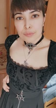 Falda gótica Verano malla Irregular mujeres faldas estrella cremallera negro Punk faldas gótico oscuridad señora falda Casual suelta Streetwear faldas