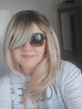 JONRENAU-Peluca de cabello sintético con flequillo para mujer, pelo largo de onda Natural resistente al calor, color rubio medio, no brillante