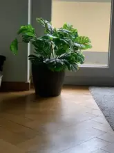 Fake-Plants Monstera-Leaves Bedroom-Decoration Living-Room Artificial Green Home Garden