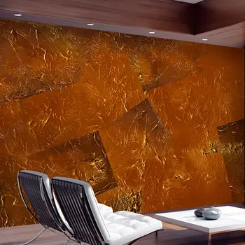 

Wall mural-Golden Magma - 250x175 cm