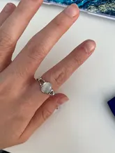 Anillo de Saga Bella Opals de crepuscular, chapado en plata, moda, novedad, película clásica Simple, joyería para mujer, venta al por mayor