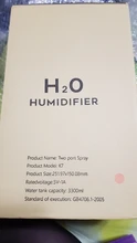 Humidificador de aire para el hogar, difusor de Aroma de niebla fría de doble boquilla, con luz LED colorida, ultrasónico, USB, 3000ML