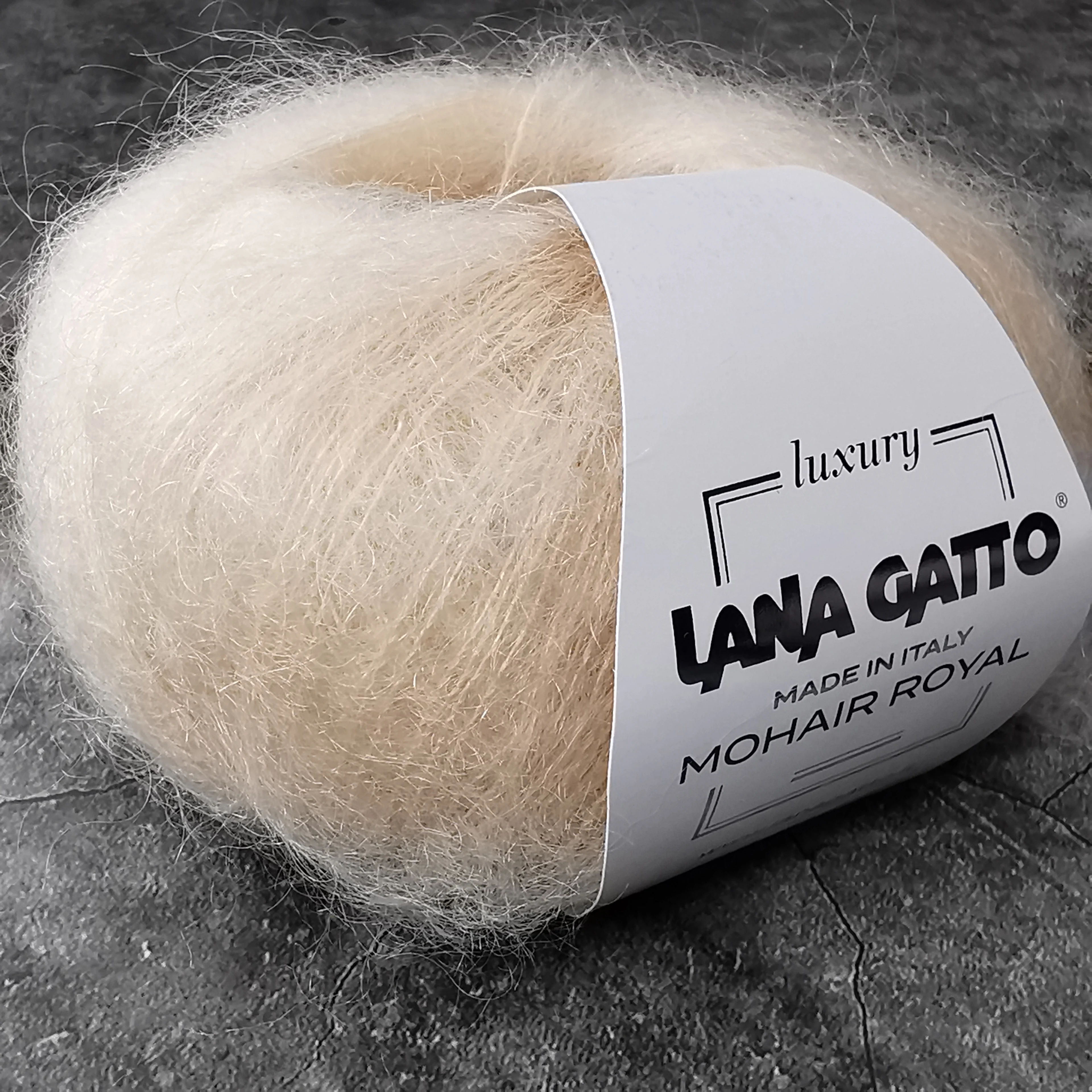 ryo.。oO さま専用●PETAL mohair mix knit Пряжа Lana Gatto Silk Mohair 7258 светло-лиловый – купить по