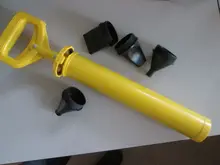 Pistola de calafateo, bomba de cemento y cal, mortero de enlace, pulverizador, aplicador, herramientas de llenado de lechada con 4 boquillas Y98E