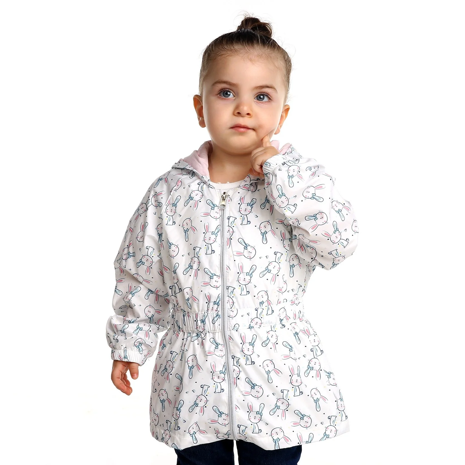 

ebebek Bombili Summer Baby Girl Rabbit Rain Coat