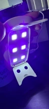 XZMUV-minisecador de uñas portátil, lámpara de manicura de 6 LED UV, Cable USB, para uso doméstico, 6W