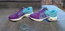 Zapatillas de deporte con cojín de aire para mujer, zapatos transpirables para correr, deportivas para exteriores, informales con cordones
