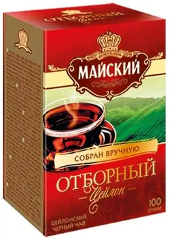 

Tea may "selected", Black, leaf 100 gr