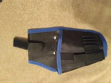 Bolsa portabrocas Holst, herramienta inalámbrica para taladro de 12v, bolsa de herramientas de cintura