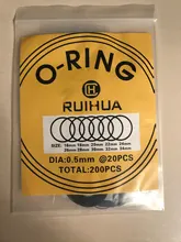 Junta tórica para reloj, 200 Uds., impermeable, 0,5mm/0,6mm/0,7mm, cubierta de sellado trasero, juntas, herramienta de reparación de reloj