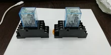 Electromagnetic-Relay Base Din-Rail-14-Pins MY4NJ AC220V Coil DC12V 4NC 4NO Small 1set