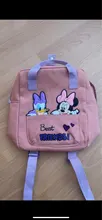 Mochila Minnie Mouse de Disney con dibujos animados para niños y niñas, morral escolar con diseño de ratón de Mickey