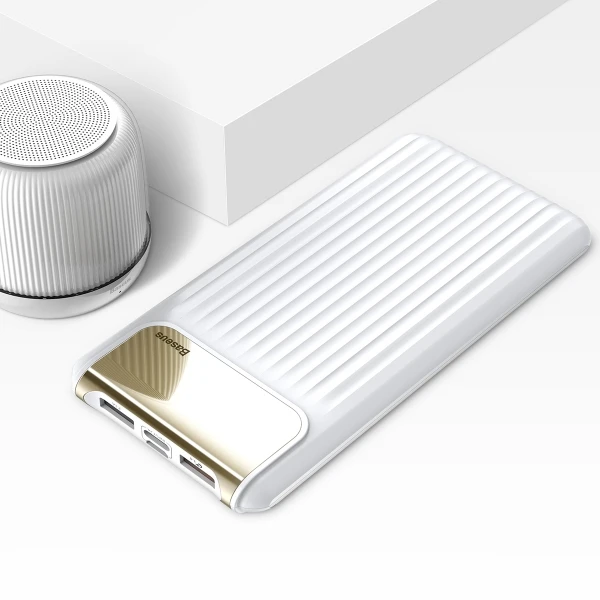 Внешний аккумулятор Baseus Thin Quick Charge 3.0 10000 mAh PPYZ-C02(Белый