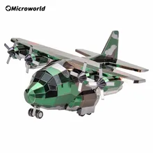 Microworld – jeu de Puzzle 3D en métal, convoyeur tactique, modèle, Kits, bricolage, découpe Laser, jouets éducatifs, cadeaux pour enfants et adultes
