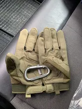 Guantes tácticos de camuflaje para ciclismo, bici moto manopla trabajo militar para entrenamiento, deportes del ejército, escalada, Paintball, tiro, caza, guantes con dedos completos accesorios hombre equipamento mujer
