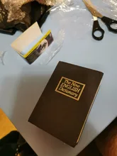 Cerradura de llave de seguridad tipo Libro Secreto, tamaño M, alta calidad, oculta, seguridad, Metal, acero, analógico, estilo clásico