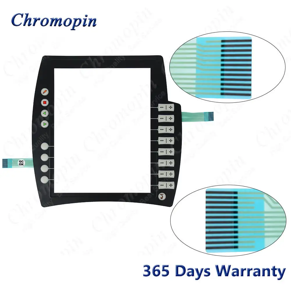 Digitador de Vidro do Painel da Tela de Toque para Smartpad Kuka Krc4 00216801 00168334 00-189002 Ensinar Pingente Mais Teclado de Membrana Painéis e LCDs p/ tablet - Imagem 4