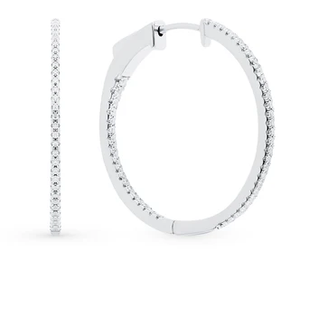 

Silver earrings with cubic zirconium sunlight sample 925