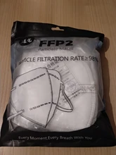 Máscara respiradora ffp2 de 6 capas, mascarilla de seguridad suave con filtración del 95%, pm2.5, fpp2, aprobado