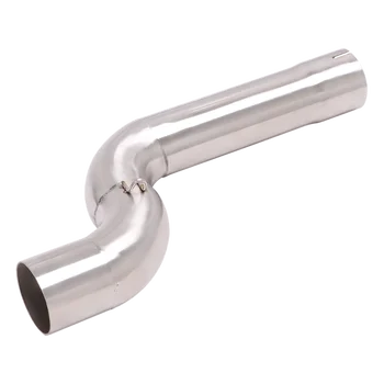 Slip On Motorcycle Exhaust Middle Link Pipe Mid Connect Tube Stainless Steel Exhaust System For BMW F900R XR 2020 2021
