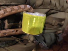 1PC tiras reflectantes de ciclismo correr de noche de pesca de advertencia de seguridad en bicicleta unen la pierna de los pantalones de la correa de cinta reflectante de venta al por mayor