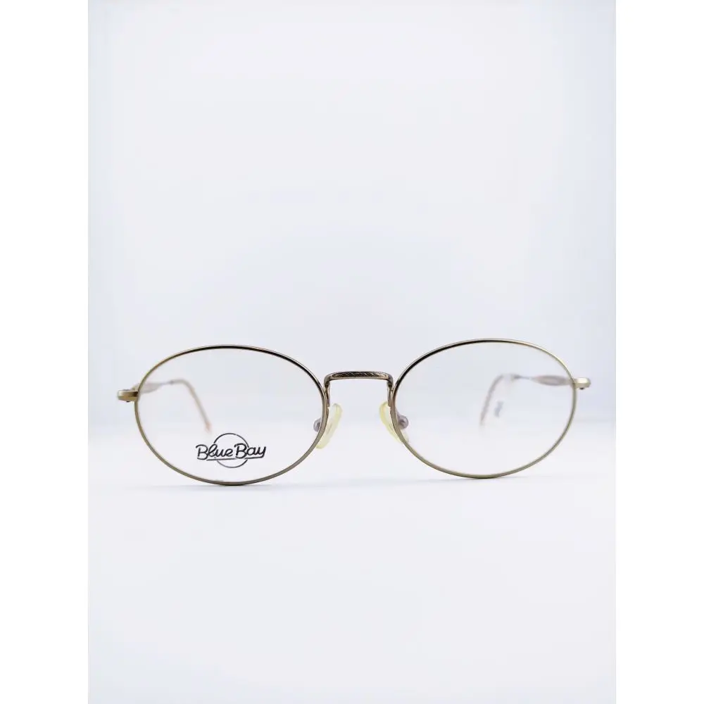 

Vintage oval eyeglasses frame Prescription glasses Silver unisex glasses frame Bluebay samui Round eyewear