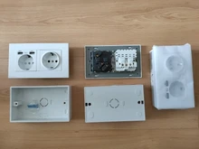 External-Mounting-Box Cassette Wall-Switch Delviz Standard for 146--86mm Plastic Materialsbox