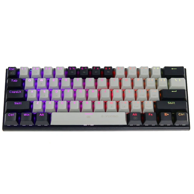 Teclado mecânico 104 teclas Gaming Keyboard para jogos e digitação,  compatível/PC/Laptop - AliExpress