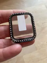 Protector de pantalla de cristal + cubierta para Apple Watch, 44mm, 40mm, iWatch, 42mm, 38mm, accesorios para Apple watch series 6 5 4 3 2