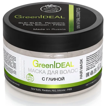 

Hair Mask with clay (genuine, бессульфатная)