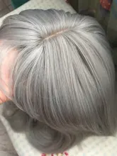 Gray Wig Hair-Wigs Bangs Heat-Resistant-Fiber Cosplay Silver Long-Silk Alan Eaton Girl