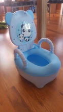 Orinal bebé para niños Baño de niños bebé orinal asiento de entrenamiento chicas inodoro portátil cuña cómodo respaldo de dibujos animados ollas