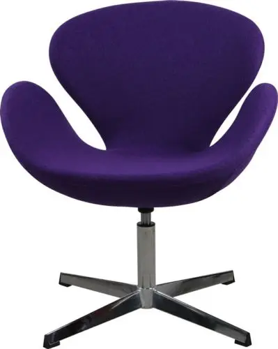 Лебединое кресло Fauteuil Arne Jacobsen laine cachemire tournant choix de couleurs