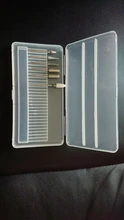Caja de brocas acrílicas para uñas, contenedor de soporte de plástico para brocas de 20/30 , accesorio de exposición, 6/7/10/3/32 agujeros, 1 Uds.