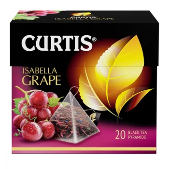 

Tea Curtis "Isabella grape", black with additives, 20 Pyramids